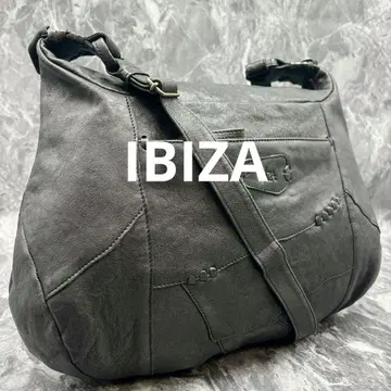 새상품급 이비자 IBIZA 숄더백 올 가죽 사선 블랙
