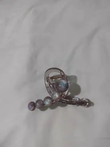 펄풍 비즈 헤어 클립