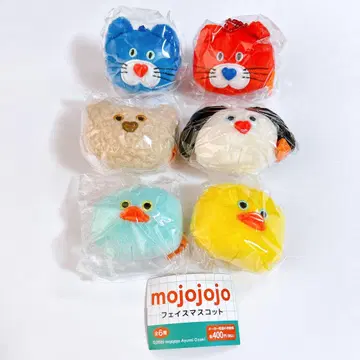 mojojojo 페이스 마스코트 전 6종 세트 컴플리트