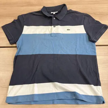 Lacoste 스트라이프 피케 셔츠 M 사이즈