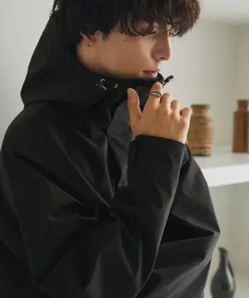 펑셔널 패브릭 빅 실루엣 마운틴 후드티 / 발수 / 방풍