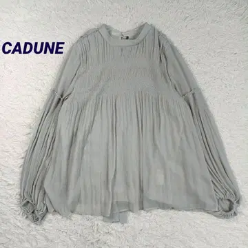 카듀네 양류 플리츠 블라우스 38 여성용 쉬폰 소재