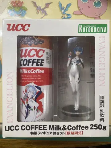 UCC Milk&Coffee 250g 에반게리온 피규어 포함