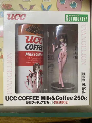 UCC Milk & Coffee 250g 에반게리온 피규어 포함