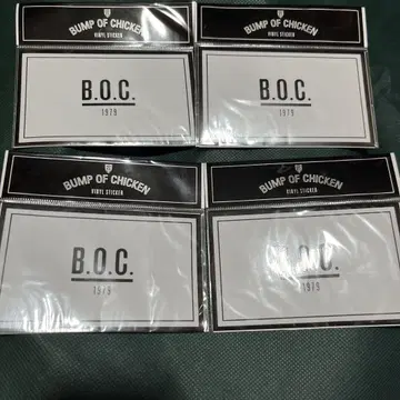 BUMP OF CHICKEN BOC 스티커 4매 세트