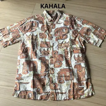 KAHALA 카할라 알로하 셔츠 패턴 셔츠 올 패턴