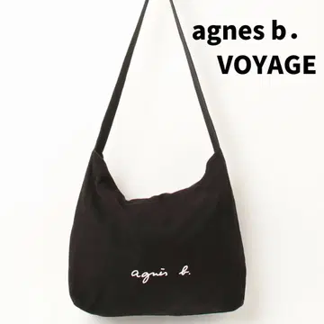 agnes b. VOYAGE 숄더백 블랙