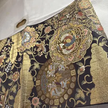 오비 금 더스티 컬러 옅은 보라색