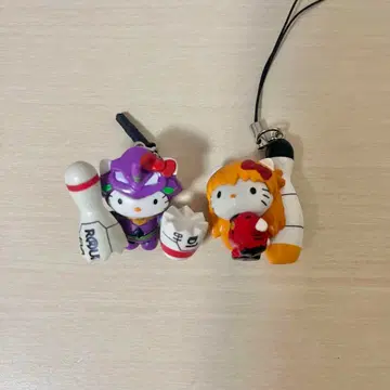 [ 초초레어 ] 헬로키티 x 에반게리온 콜라보 스트랩