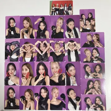 ITZY RINGO 앨범 초회반 B 봉입 트레이딩 카드 27종 컴프
