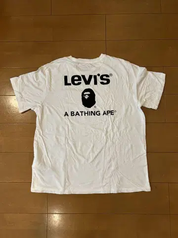 levis x APE 콜라보 티셔츠 백 프린트 사이즈 L