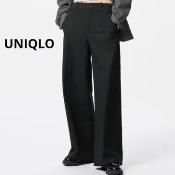 유니클로 와이드 치노 팬츠 긴 길이 L 사이즈