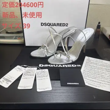 DSQUARED2 디스퀘어드 힐 샌들, 뮬 39 미사용