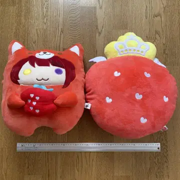 스토푸리 딸기 쿠션, 리이누군 쿠션 2개 세트