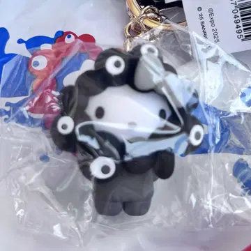 산리오 블랙 먄먄 코스프레 키링 키티