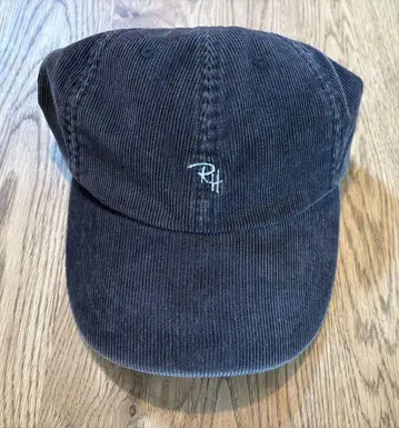 RH 자수 로고 코듀로이 캡