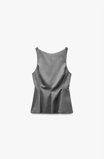 ZARA 리본 페플럼 상의 XS 사이즈