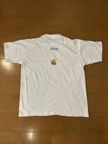 Apple T셔츠 백 프린트 사이즈 XL 빈티지