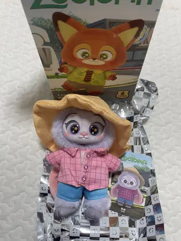 주토피아 MINISO 봉제 인형 펜던트 주디