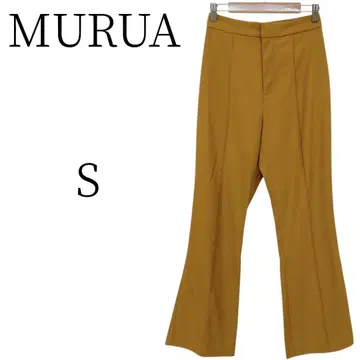 새상품급 MURUA 무루아 머스타드 슬랙스 S
