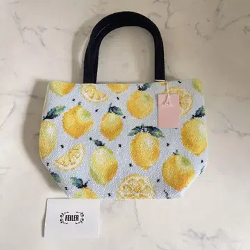 페일러 레몬 도트 토트백 (WEB 한정) 페일 블루