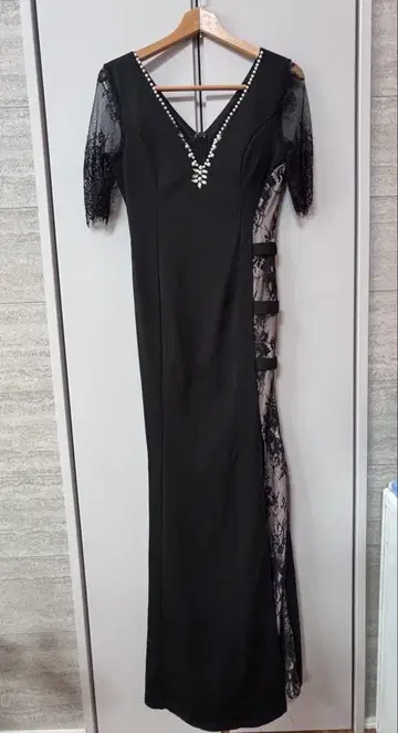 DAZZY 캬바 롱 드레스