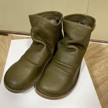 az0710 yosuke 숏부츠 천연 가죽 카키 M 23.5cm