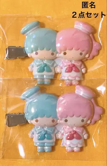 산리오 세일러 카라 디자인 시리즈 앞머리 클립 키키라라 2세트