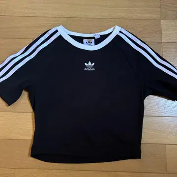 adidas 래글런 슬리브 티셔츠 M 블랙
