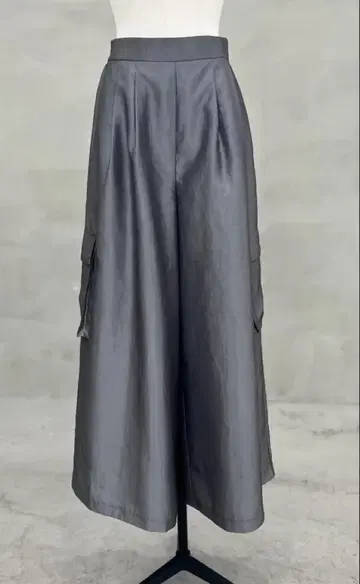 [ Lig. / 리그 도트 ] wide cargo pants 그레이