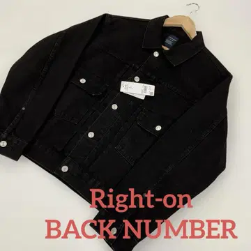 새상품 Right-on BACK NUMBER 데님 자켓 #1882