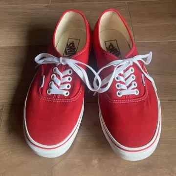 반스 어센틱 빨간색 26cm