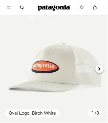 patagonia Oval Logo 메쉬캡