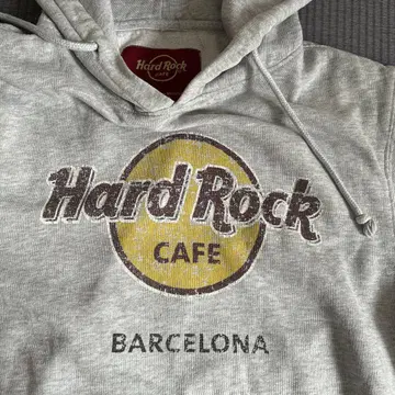 Hard Rock Cafe 후드티 그레이 바르셀로나 BARCELONA