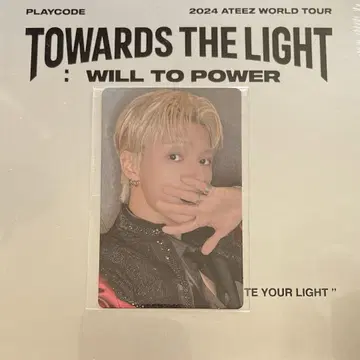 우영 ATEEZ 2024 WORLD TOUR IN SEOUL KQ 특전