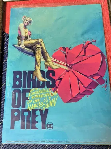 BIRDS OF PREY (할리 퀸) 3면 클리어 파일 앤티크