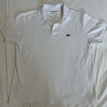 Lacoste 화이트 피케 셔츠
