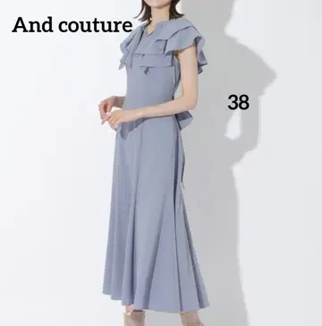 클리닝 완료된 새상품급 [And couture] 38 프릴 백리본
