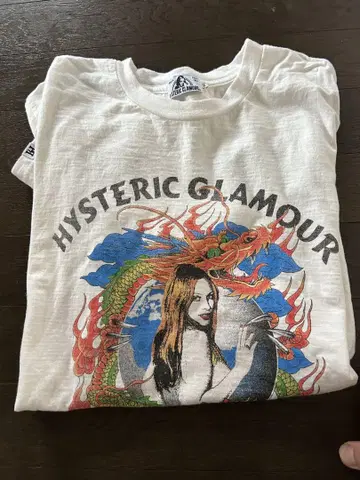 HYSTERIC GLAMOUR 드래곤 레이디 T셔츠