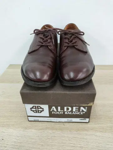 레어 ALDEN JACOBSON U.S 7 1/2D 브라운