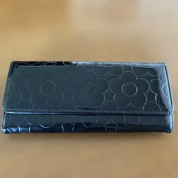 MARY QUANT 블랙 접이식 지갑