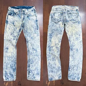 [ 레어 모델 ] TRUE RELIGION 블리치 wash 스키니 청바지