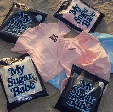 My Sugar Babe 핑크 셋업 M