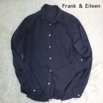 프랭크 앤 아이린 루크 오버다이 데님 셔츠 블랙
