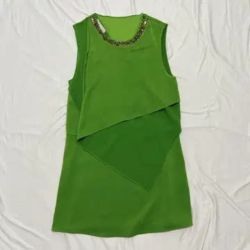 3.1 Phillip Lim 그린 슬리브리스 원피스 사이즈 2