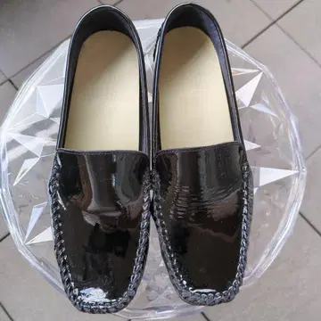 BPQC 로퍼 슬립온 에나멜 블랙 24cm