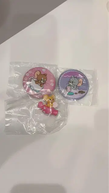 톰과 제리 패브릭 캔 참 제리 태피+제리 피규어