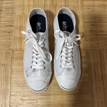 Converse 화이트 가죽 스니커즈