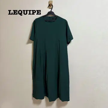 새상품급 LEQUIPE 반팔 원피스 넉넉한 스타일 심플