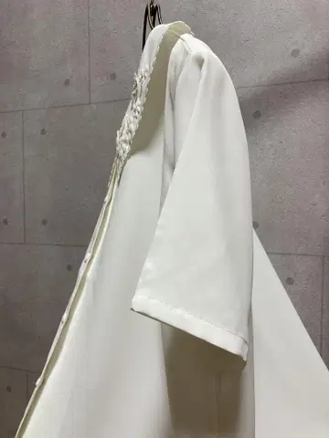 VINTAGE 데드스탁 택 포함 레트로 꽃무늬 입체 반팔 블라우스